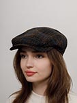 Кепка WIGENS арт. 101341 IVY CONTEMPORARY CAP (коричневый /синий)